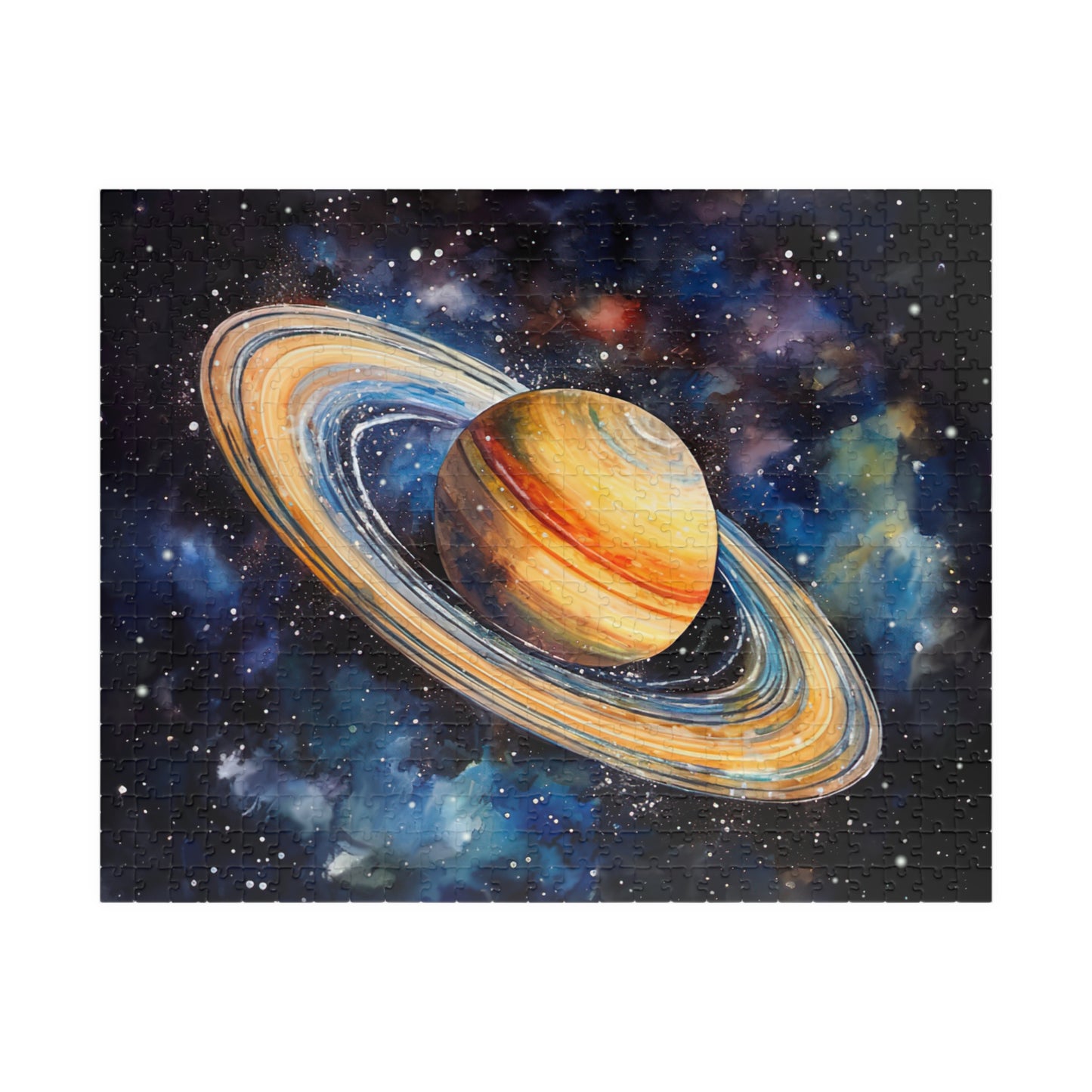 Saturn Celestial Puzzle (110, 252, 520, 1014 Pieces) - Space Wall Art, Cosmic Gift, Planet Lover Puzzle, Relaxing Activity, Stargazing Decor
