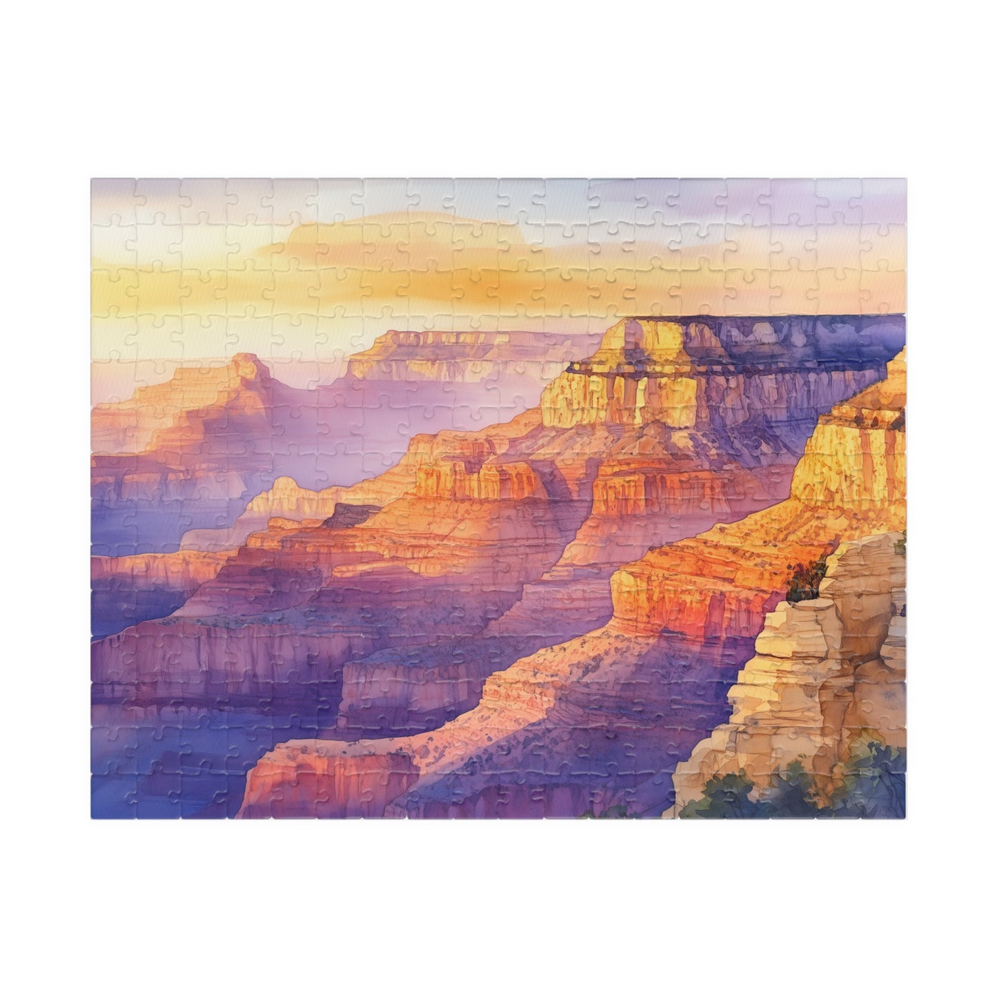 Desert Canyon Sunset Puzzle (110, 252, 520, 1014 Pieces) - Southwest Landscape Art, Bold Nature Puzzle, Gift for Adventurers