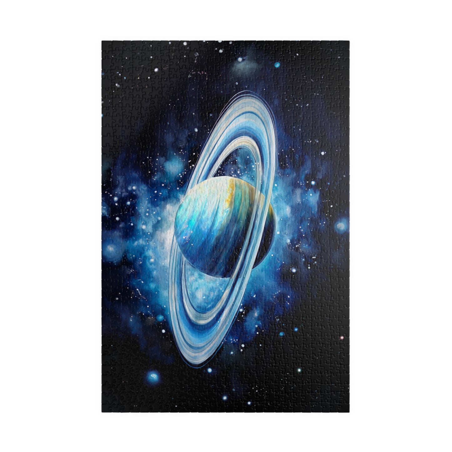 Uranus Celestial Puzzle (110, 252, 520, 1014 Pieces) - Outer Space Art, Icy Blue Planet Puzzle, Cosmic Gift for Stargazers, Astronomy Decor
