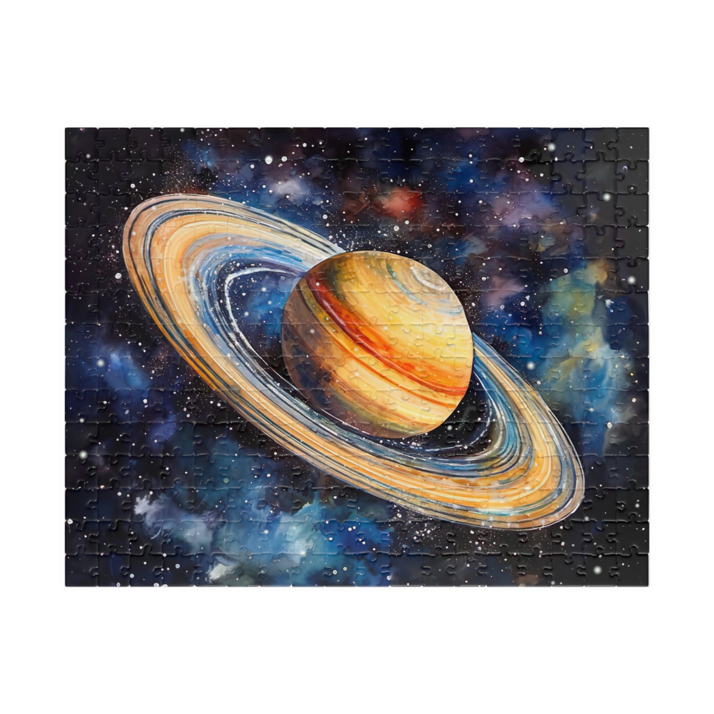 Saturn Celestial Puzzle (110, 252, 520, 1014 Pieces) - Space Wall Art, Cosmic Gift, Planet Lover Puzzle, Relaxing Activity, Stargazing Decor