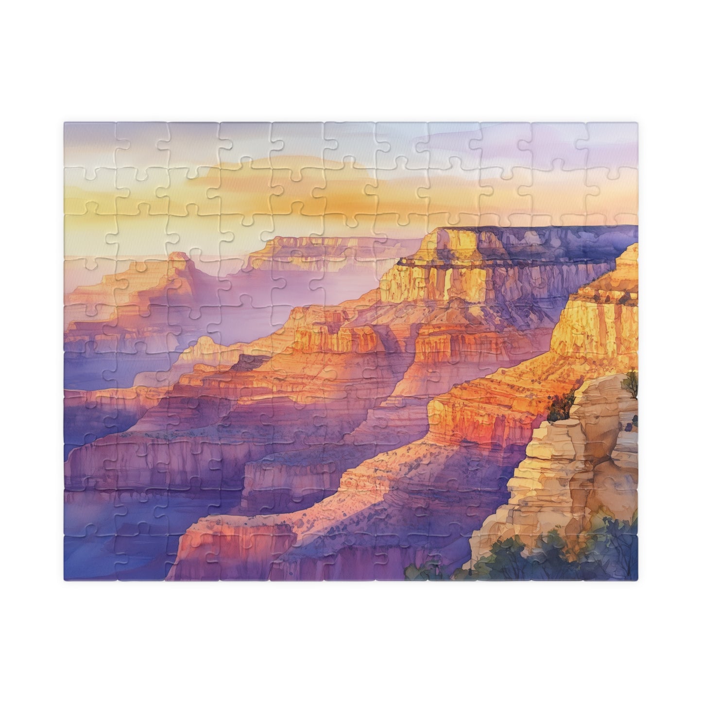 Desert Canyon Sunset Puzzle (110, 252, 520, 1014 Pieces) - Southwest Landscape Art, Bold Nature Puzzle, Gift for Adventurers